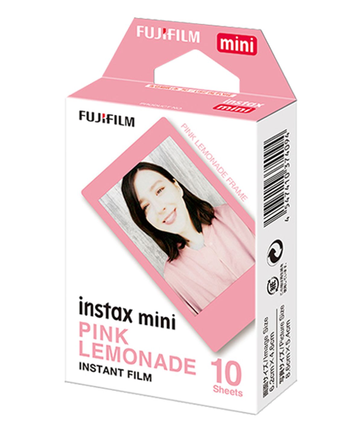 인스탁스(INSTAX) 디자인 미니필름(핑크 레모네이드)1팩(10매)