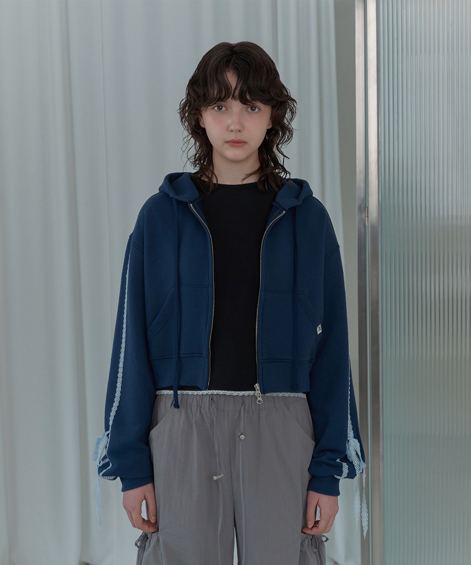 ZARA - 新品ショート丈 クロップド レザージャケット 革ジャン