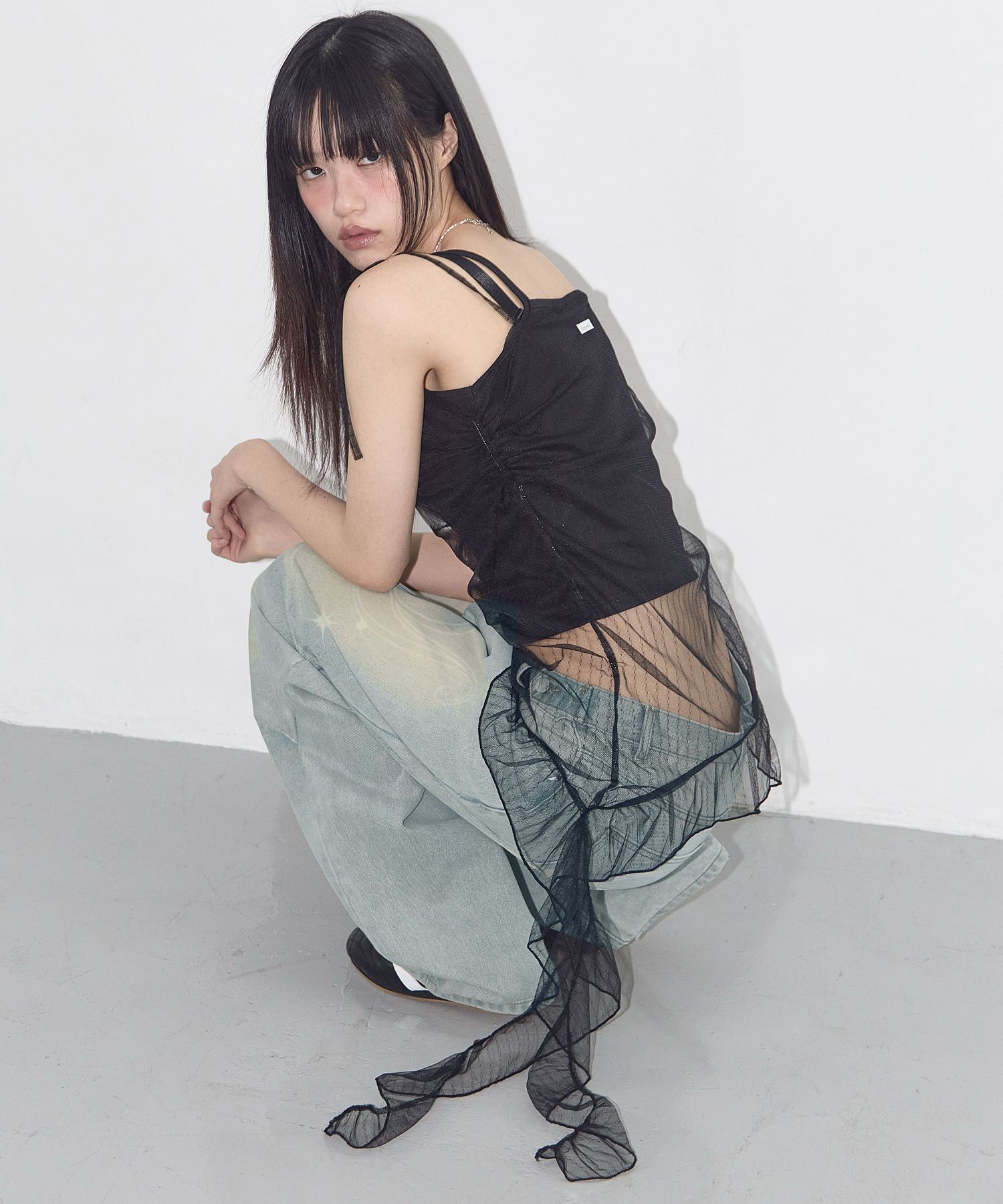 ★FANCY CLUB★ SHIRRING LAYERED ONEPIECE 2COLOR MUSINSA | FANCY CLUB Lace shirring layered one-piece (WHITE