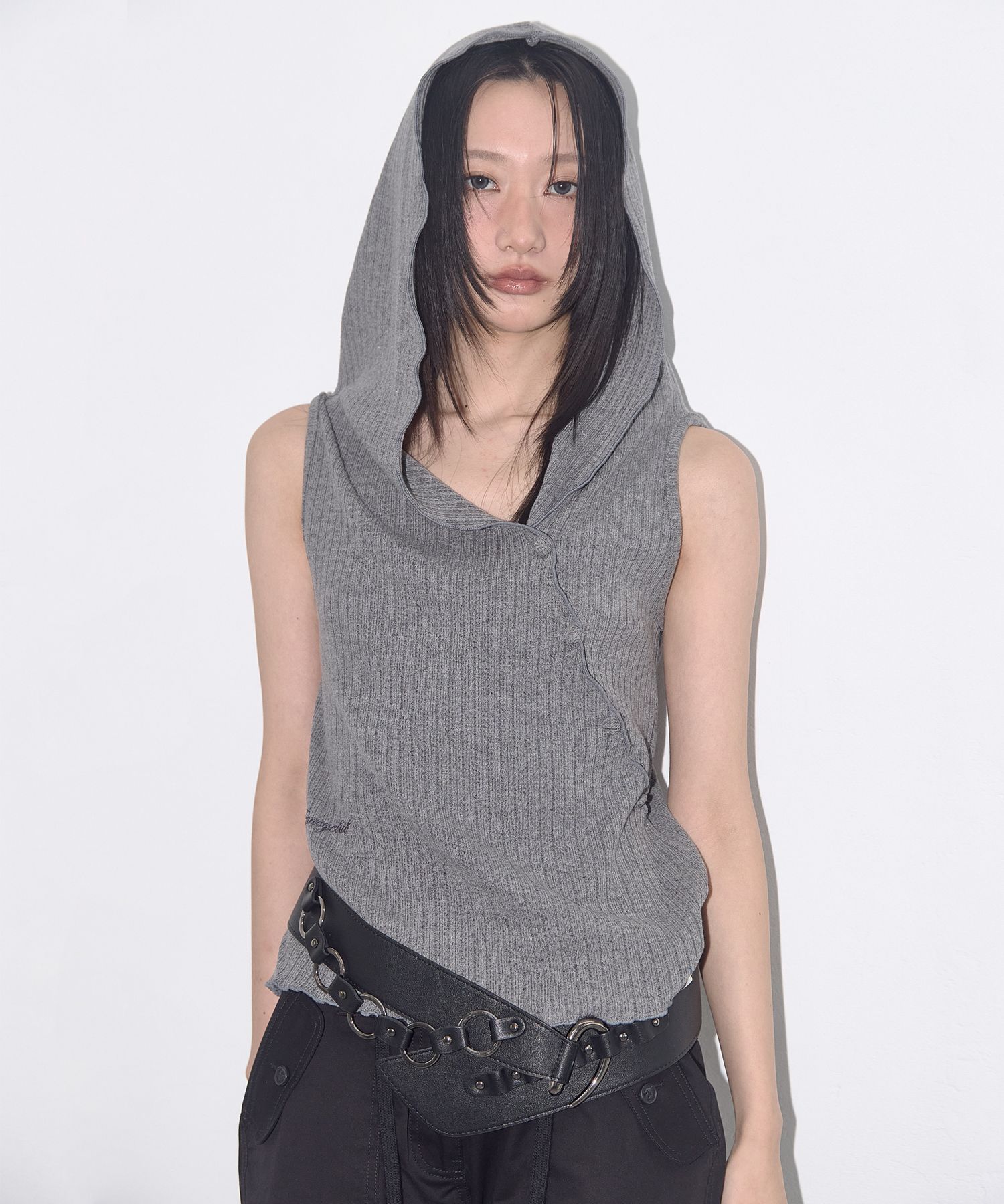 ■FANCY CLUB■ BUDDHA KAUL SLEEVELESS CHARCOAL F25QB112 F25Q MUSINSA | FANCY CLUB BUDDHAUL SLEEVELESS (CHARCOAL) F25QB112