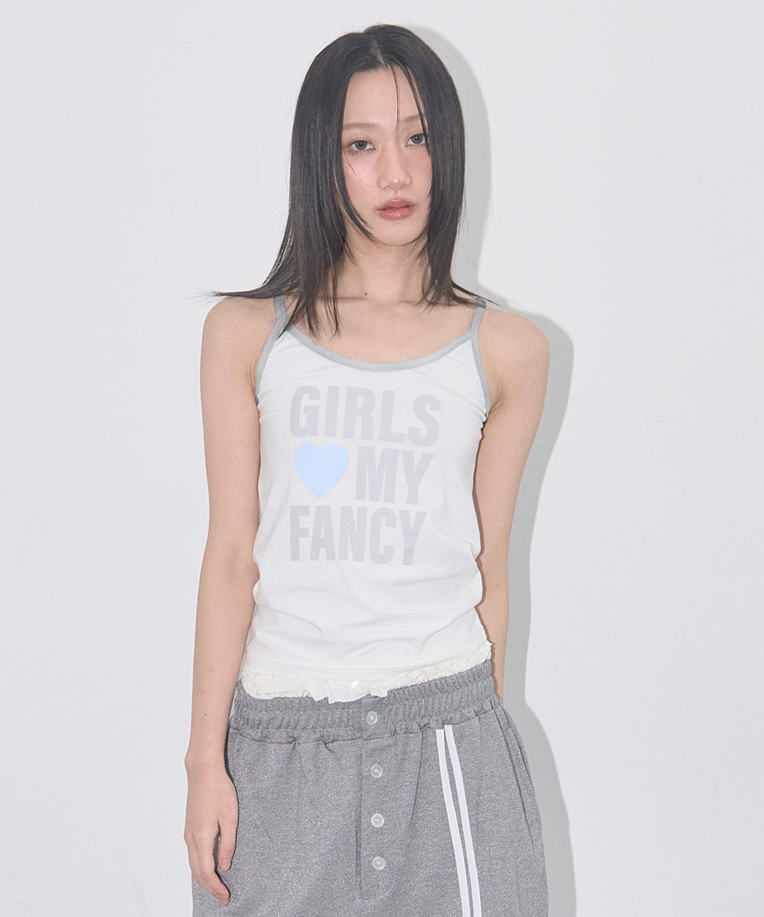 ■FANCY CLUB■ Girls My Fancy Sleeveless BLACK F25QB114 F25Q MUSINSA | FANCY CLUB Girls My Fancy Sleeveless (BLACK) F25QB114