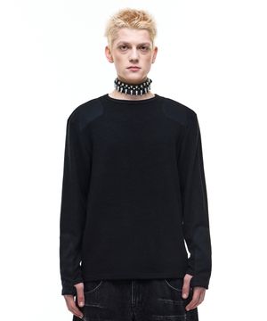 Op. 07 REDRUM PATCH KNIT BLACK