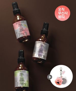 알콜리크 멀티퍼퓸 150ML  피치+코튼+포레스트+추가증정