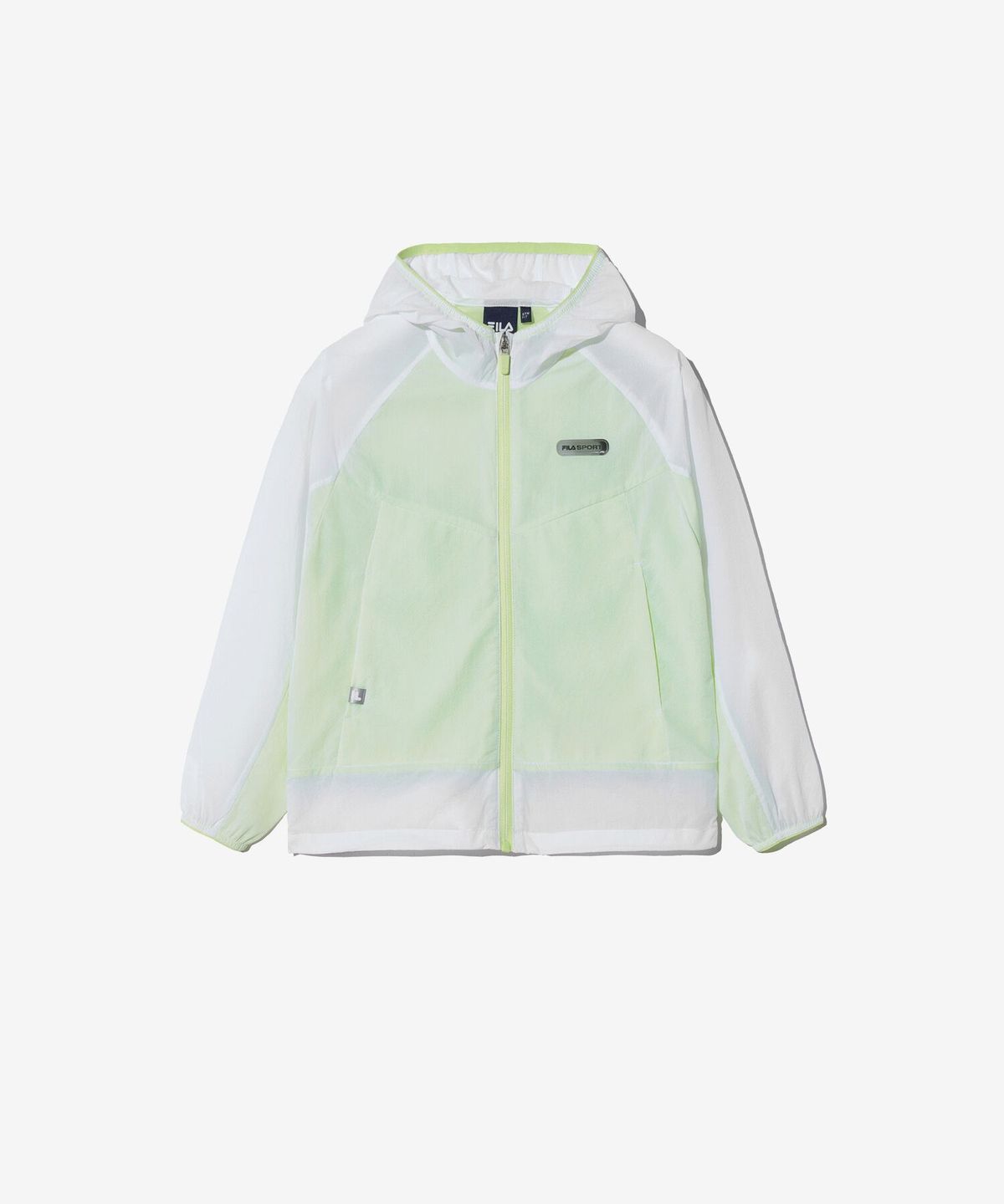 휠라 키즈(FILA KIDS) 경량 패커블 윈드브레이커(FK2JKH2503XWHI)