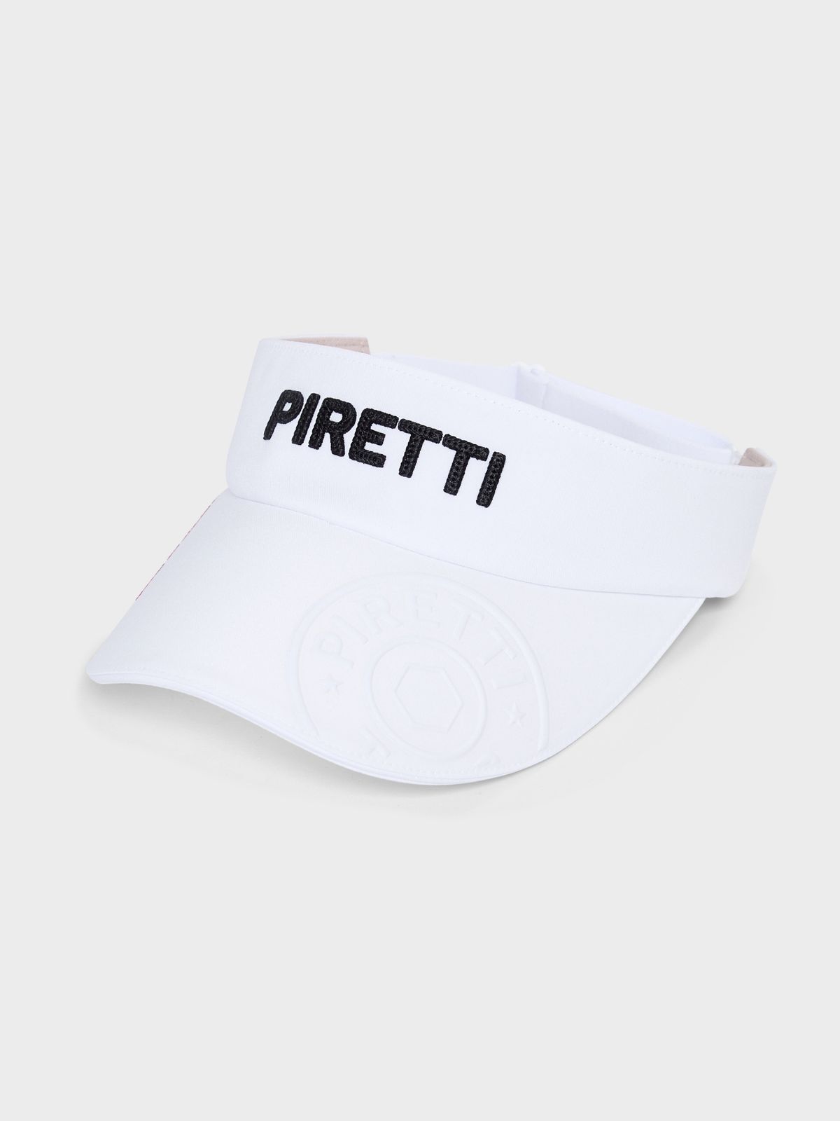 피레티(PIRETTI) 솔리드 투어 바이저_White