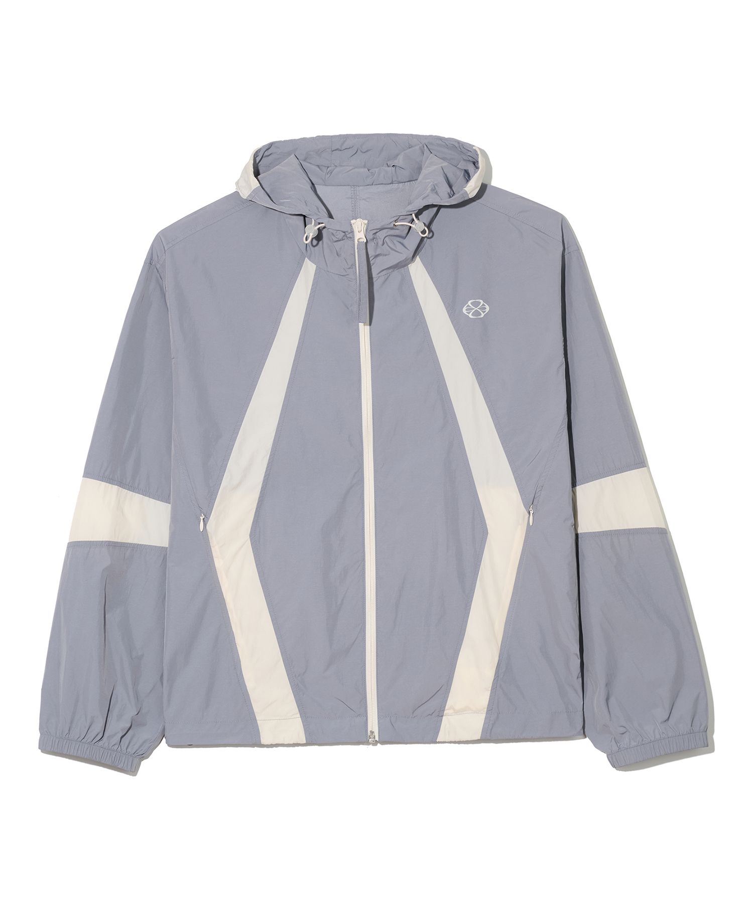【BAON】[unisex] Muzel banding hood wind jumper TUBF - lightweight zip up windbreaker — Chicago Bird Alliance