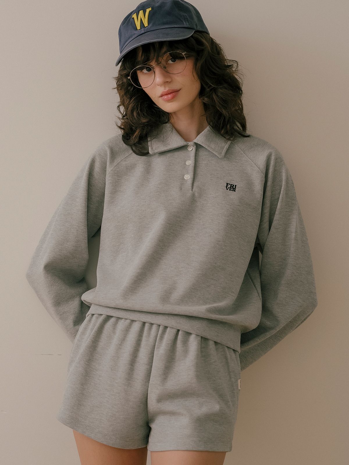 프리버07(FRIVER07) Friver maroni long sleeve t-shirt_Melange