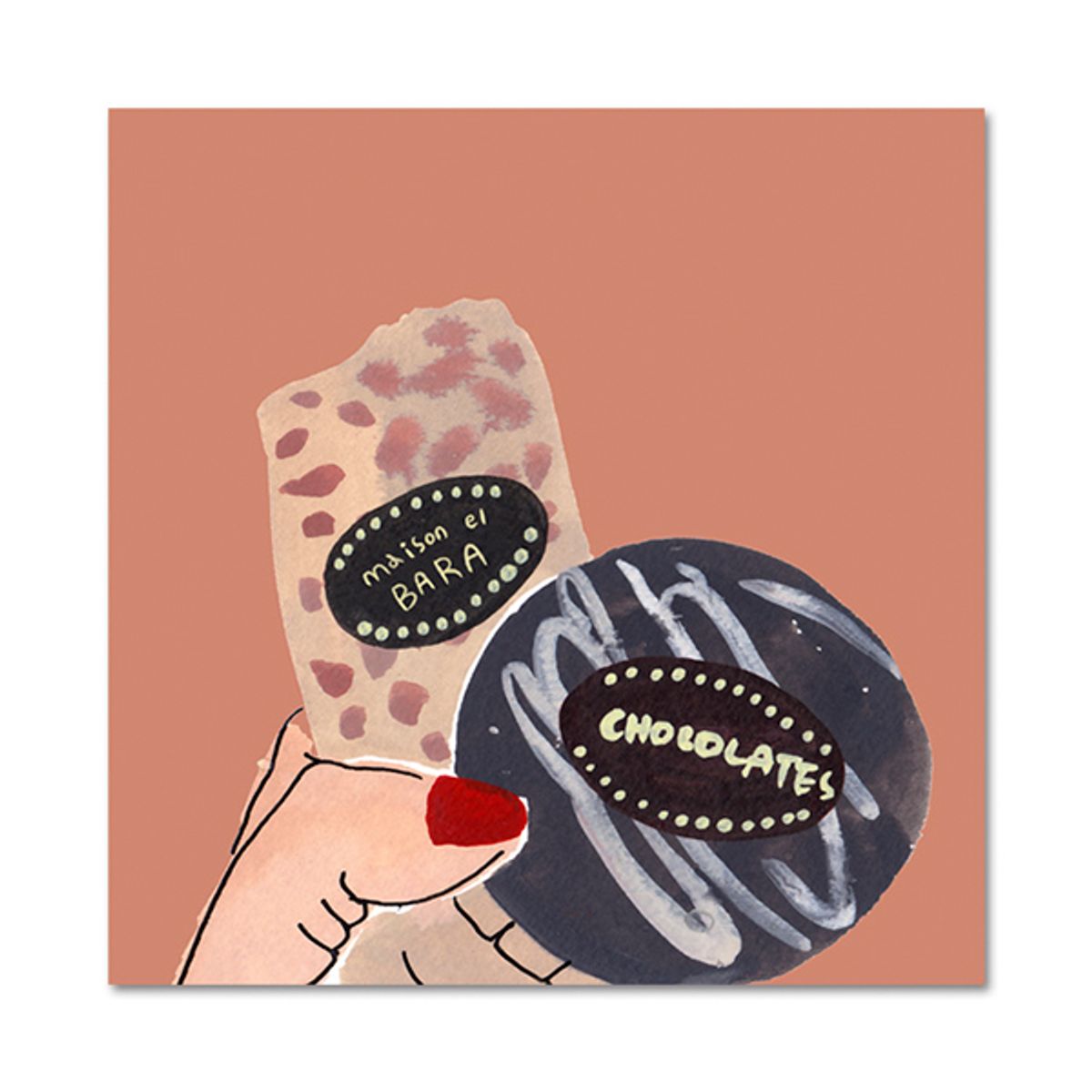 메종 엘 바라(MAISON EL BARA) 초콜릿 아트웍