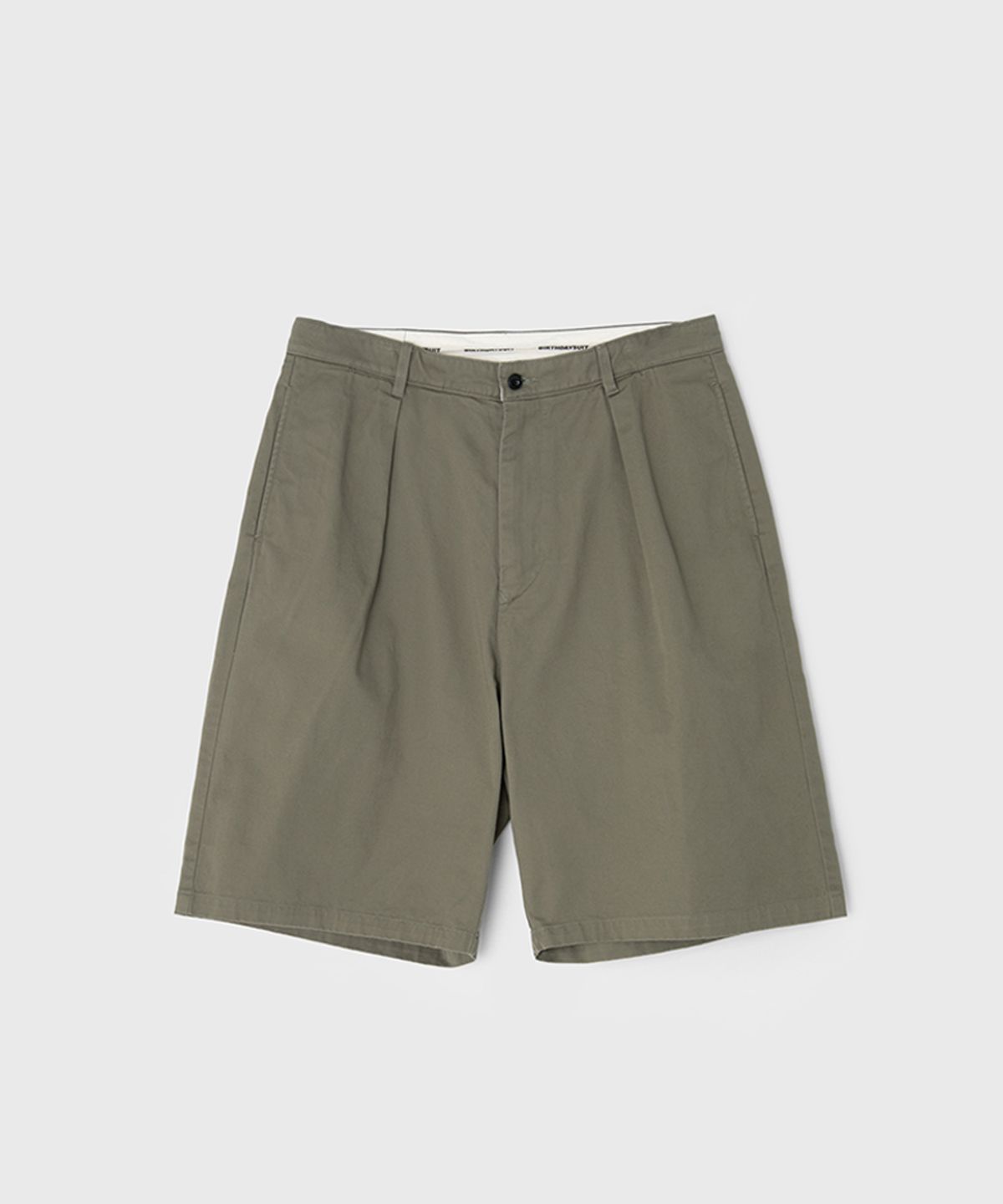 벌스데이수트(BIRTHDAYSUIT) TWILL BERMUDA (OLIVE)