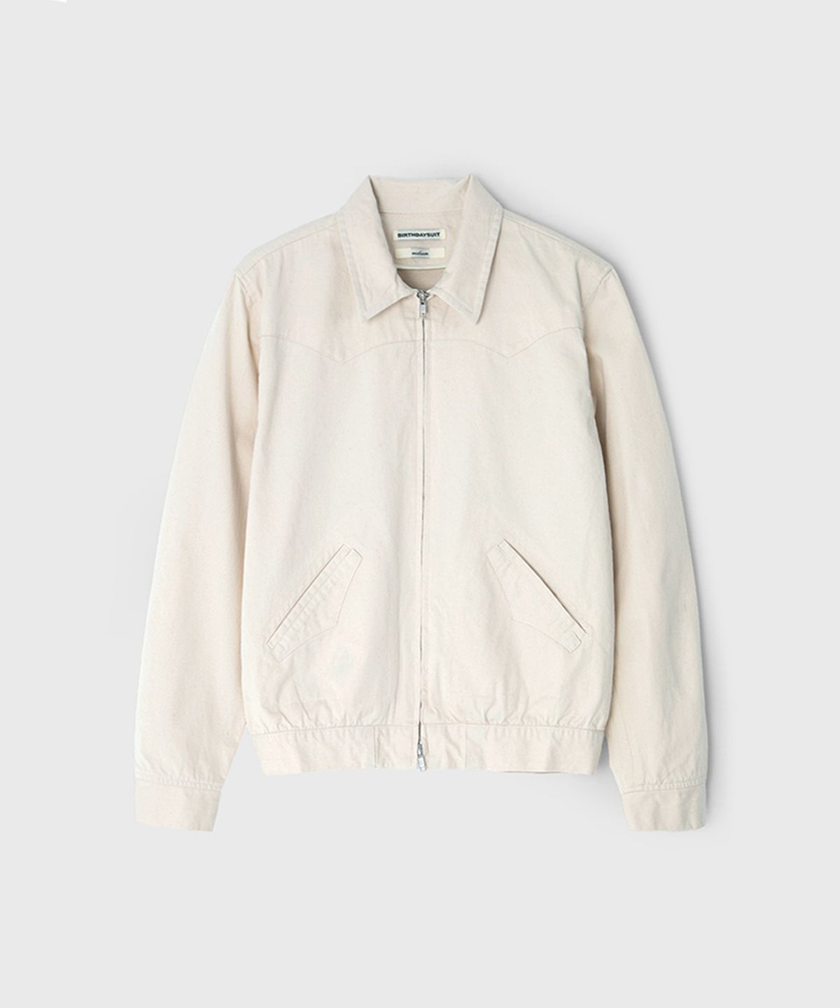 벌스데이수트(BIRTHDAYSUIT) TWILL WESTERN JACKET (NATURAL)