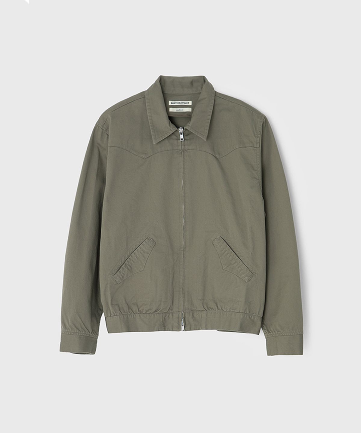 벌스데이수트(BIRTHDAYSUIT) TWILL WESTERN JACKET (OLIVE)