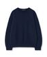케이블 라운드 니트 (네이비)