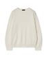케이블 라운드 니트 (아이보리)
