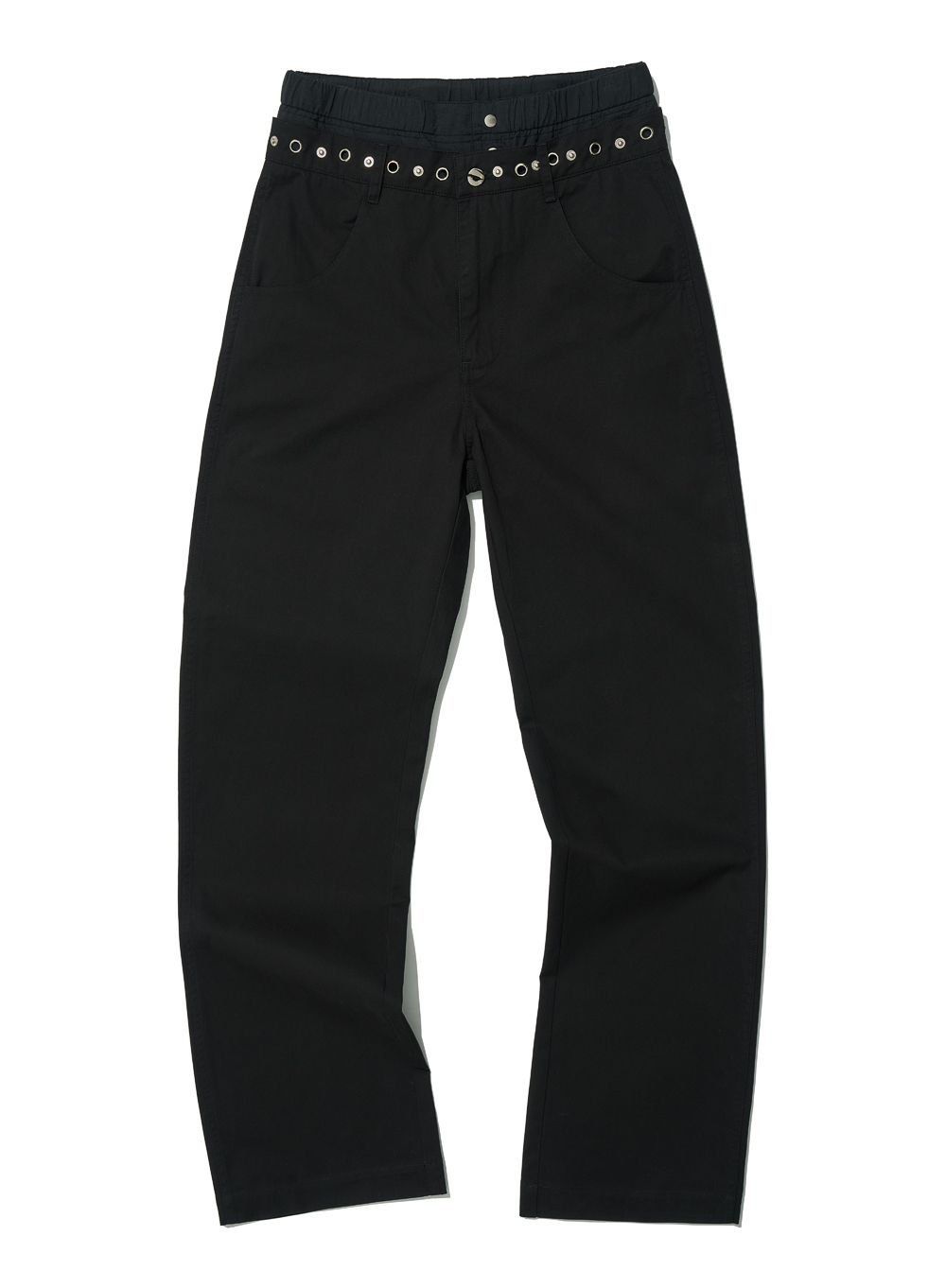 【PARTIMENTO】2WAY L POINTED DOUBLE WAIST PANTS パンツ MUSINSA | PARTIMENTO WOMEN Two-Way Metal Pointed Double