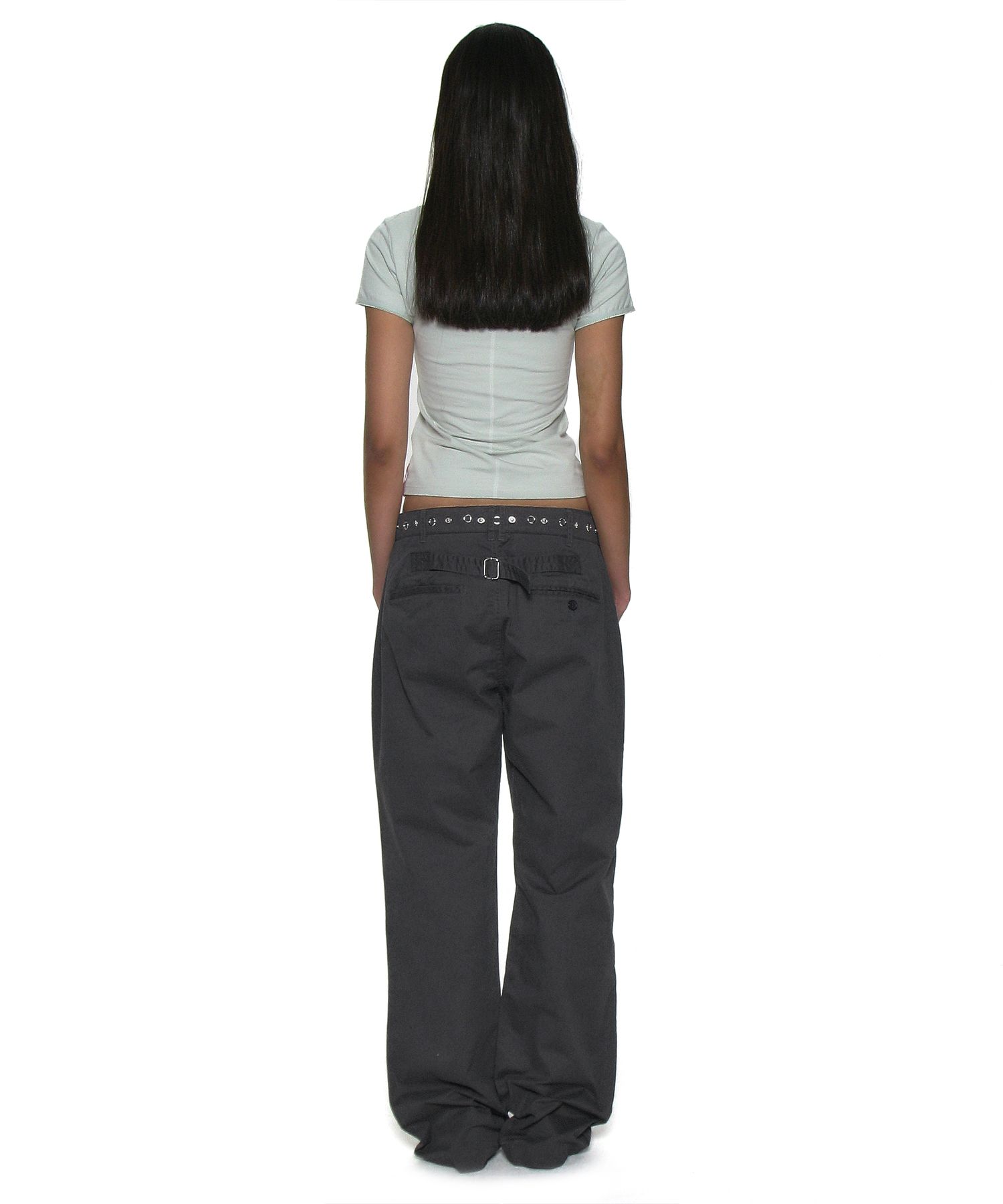 【PARTIMENTO】2WAY L POINTED DOUBLE WAIST PANTS/追跡付 MUSINSA | PARTIMENTO WOMEN Two-Way Metal Pointed Double