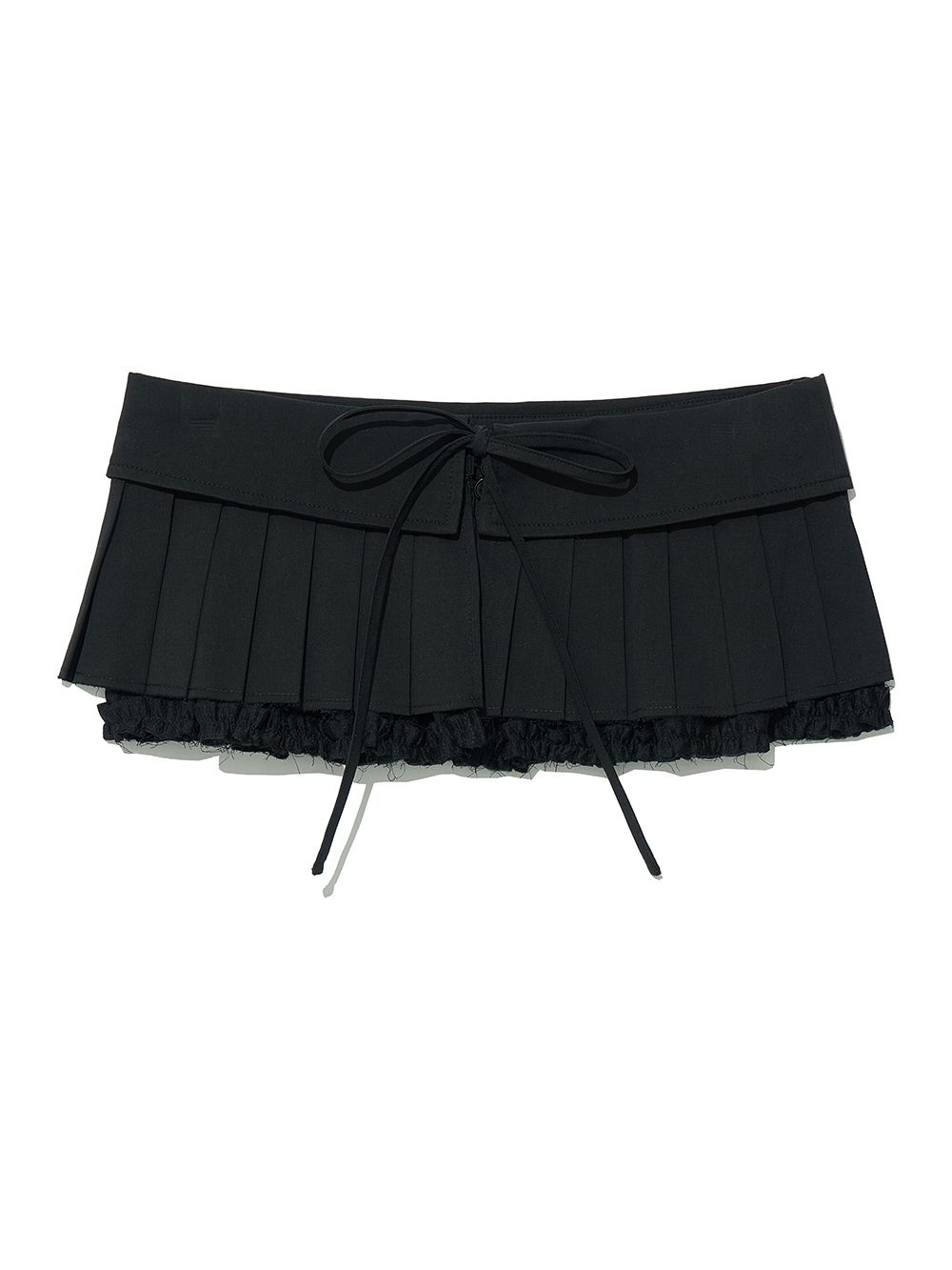 【PARTIMENTO】TURN OVER PLEATED WRAP SKIRTレイヤードスカート PARTIMENTO】TURN OVER PLEATED WRAP SKIRTレイヤードスカート