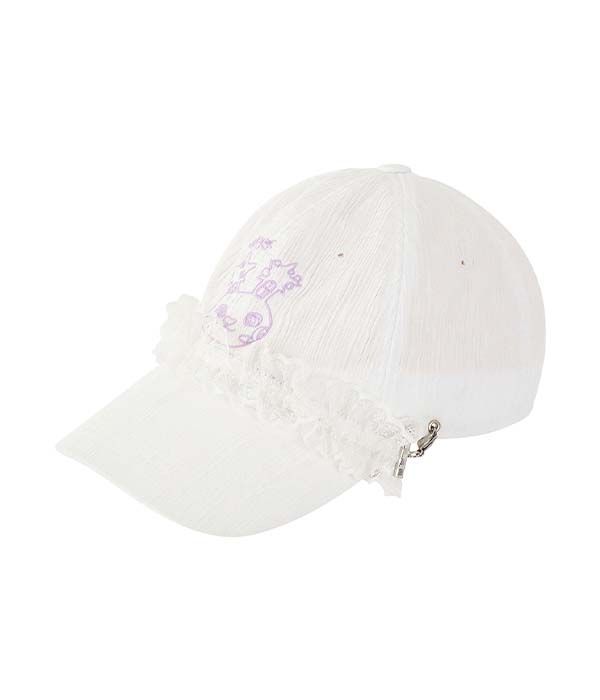 ★YOUTHBATH★YBX SOUP Loli bunny Lace ball Cap_black★正規品 MUSINSA | YOUTHBATH YBX SOUP Loli bunny Lace ball Cap_black