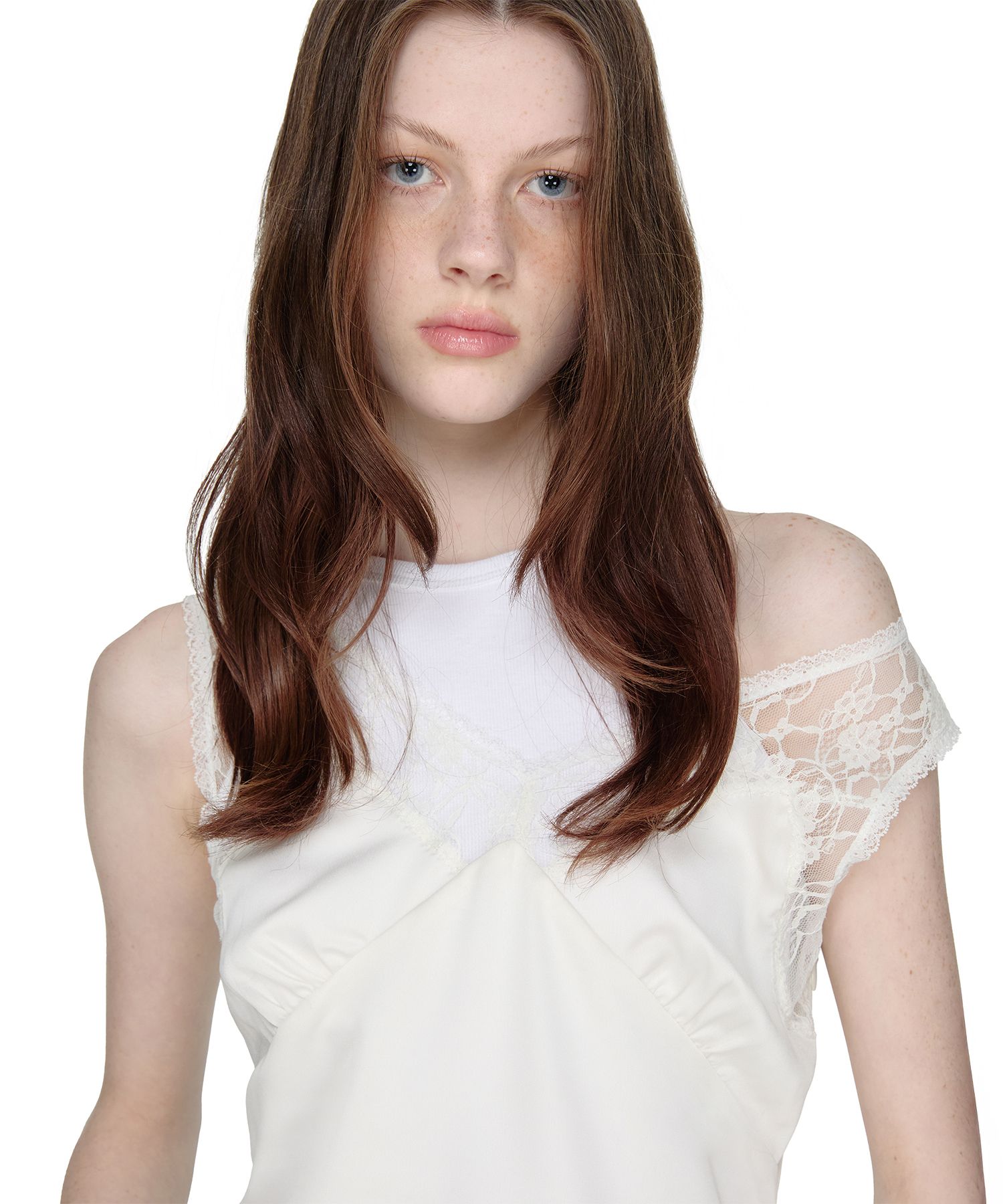 ★25SS新作★SUNBURNPROJECT★Lace Slip Sleeveless Top ☆25SS新作☆SUNBURNPROJECT☆Lace Slip Sleeveless Top