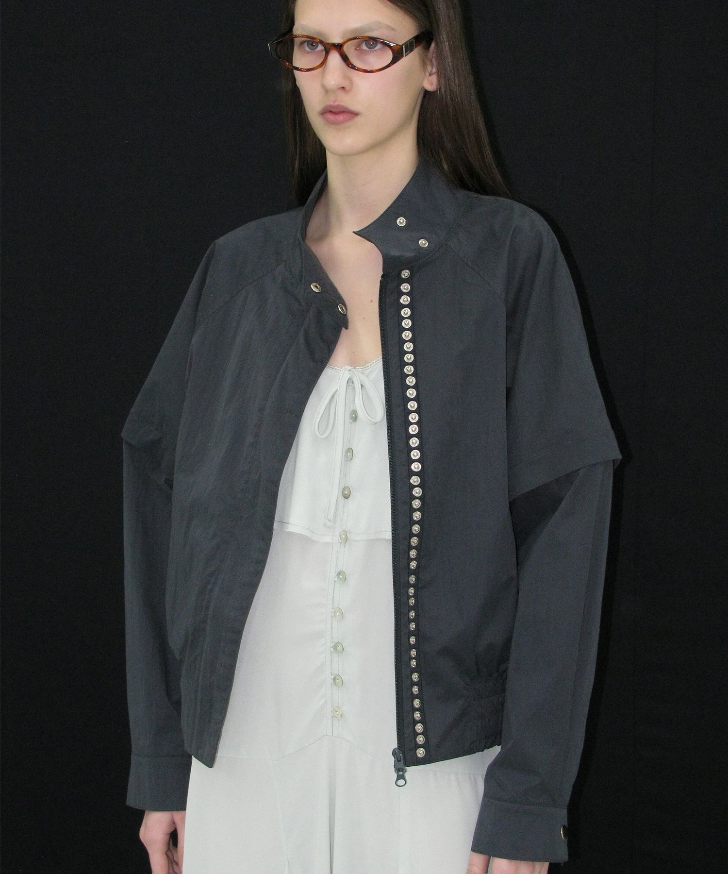 【PARTIMENTO】2WAY TRANSFORM COCOON BOMBER JACKET ジャケット MUSINSA | PARTIMENTO WOMEN Two Way Transform Cocoon Bomber