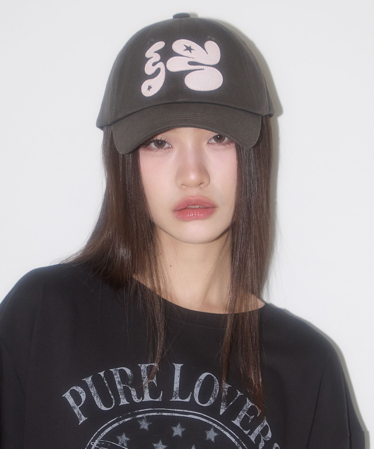 送料・関税込 ●ILLIGO●25SS IG LOGO FELT BALL CAP MUSINSA | ILLIGO IG Logo Felt Ball Cap Charcoal