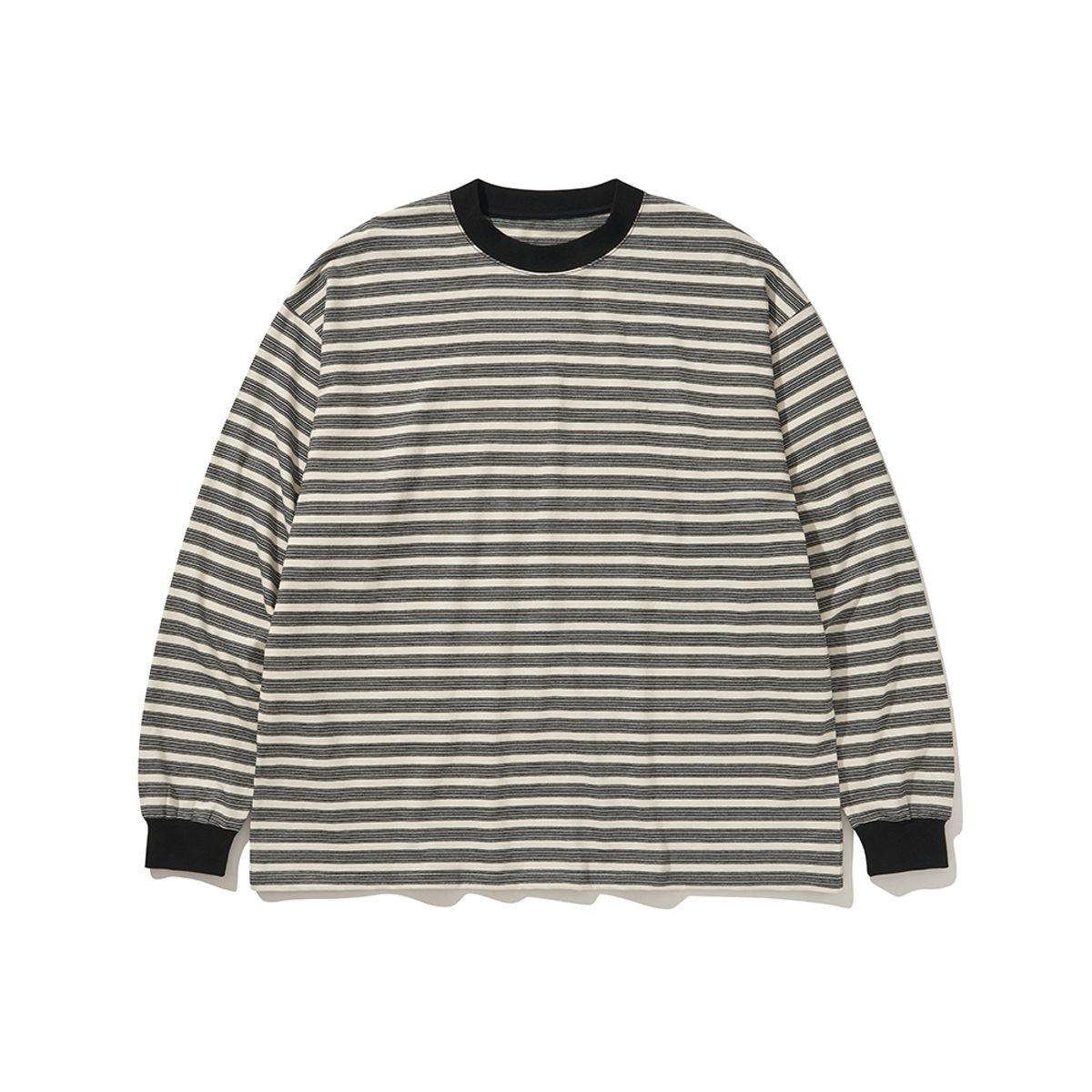 히즈핸더(HISHANDER) BORDER L/S T-SHIRTS ECRU
