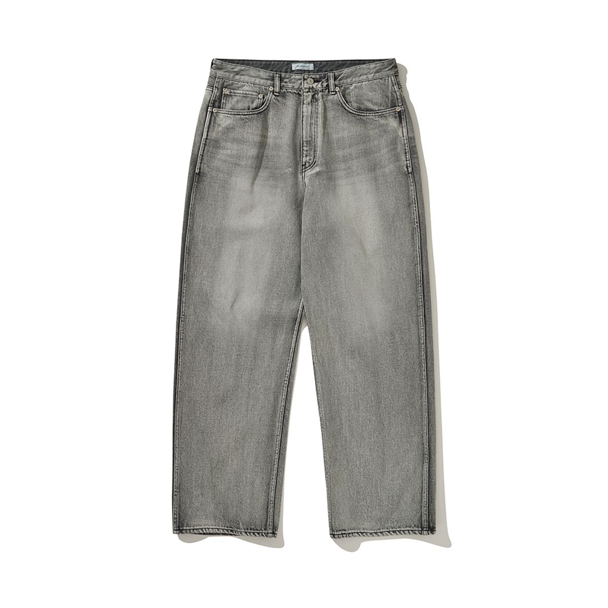 히즈핸더(HISHANDER) WASHED 5P DENIM PANTS BLEACHED BLACK