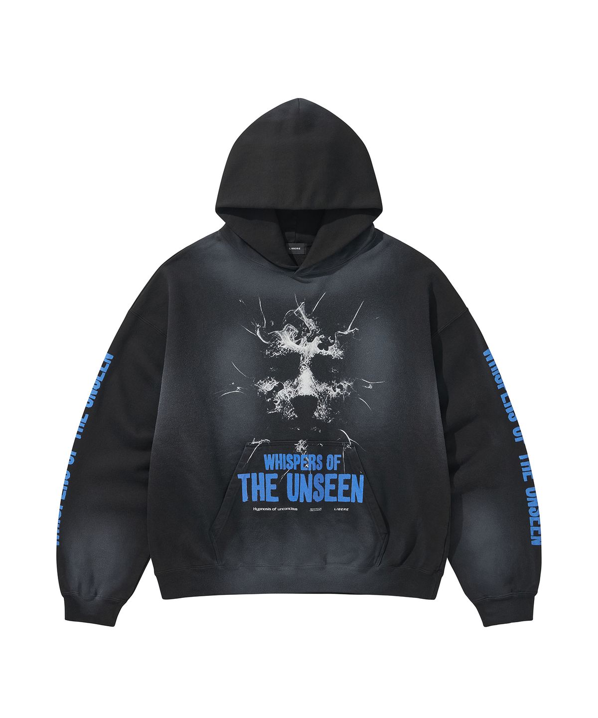 리베레(LIBERE) WHISPERS OF THE UNSEEN HOODIE / BLACK
