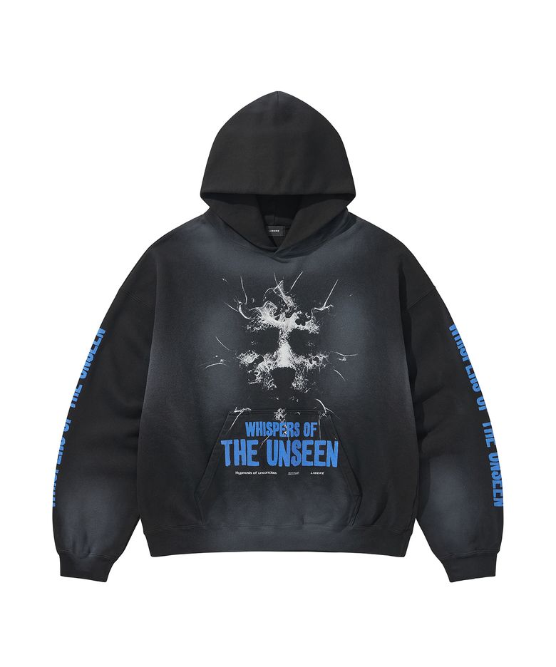 WHISPERS OF THE UNSEEN HOODIE / BLACK