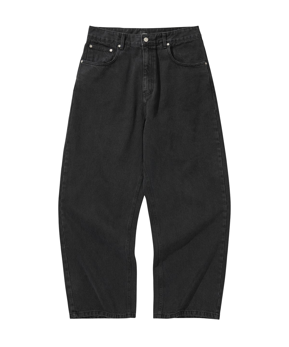 리베레(LIBERE) BAGGY DENIM PANTS / BLACK