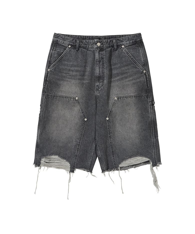 WORK HALF PANTS / BLACK
