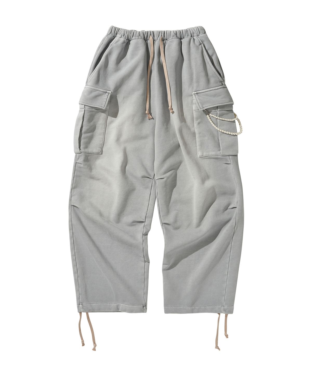 리베레(LIBERE) WASHED SWEAT CARGO PANTS / GRAY