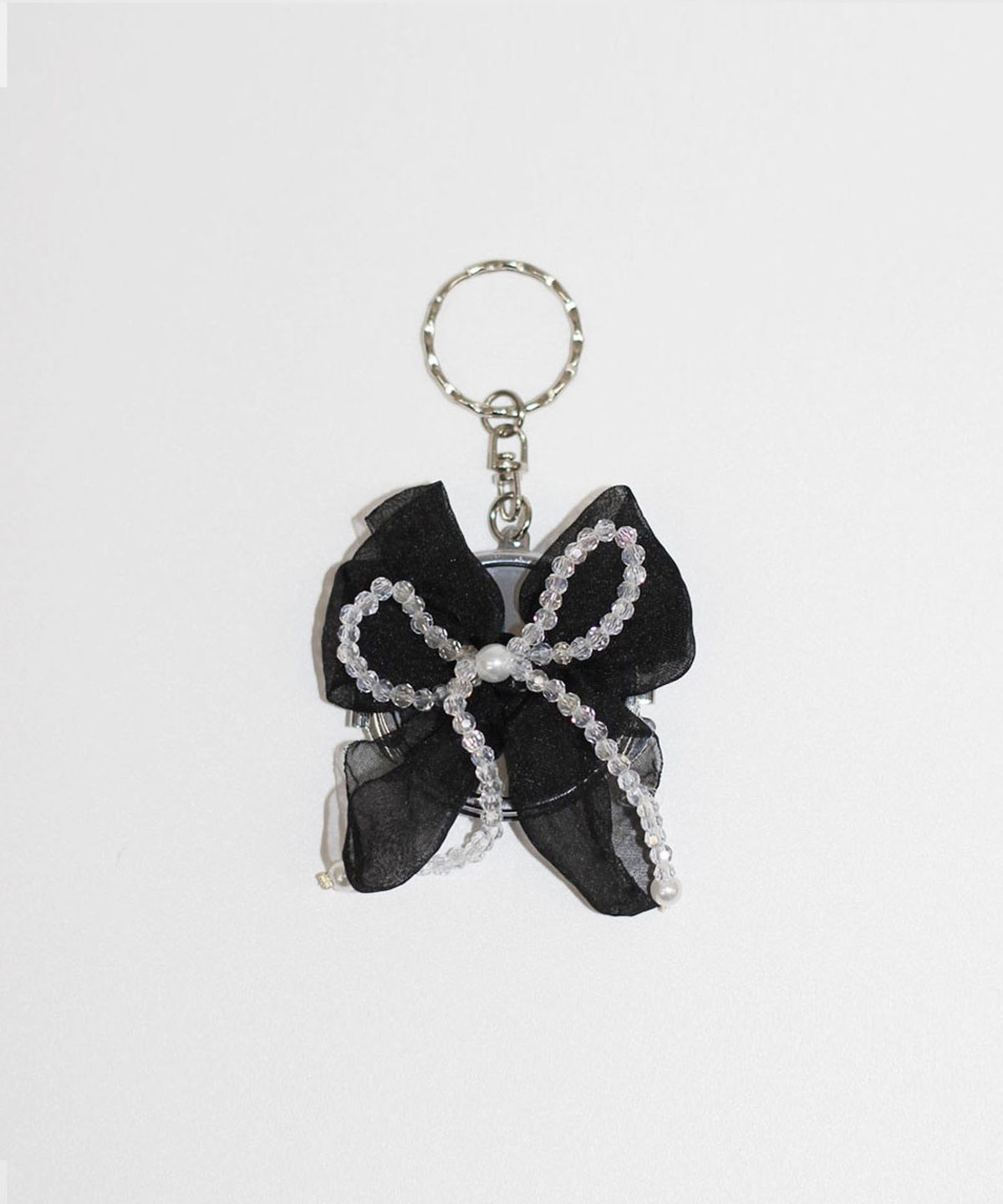 유라이크홈(YOULIKEHOME) Mirror ribbon key ring - black - 사이즈 & 후기 | 무신사