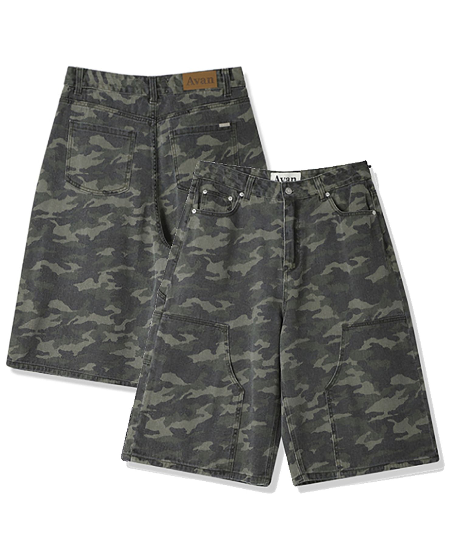 ★2024SS新作★AVANDRESS★Carpenter Denim Shorts MUSINSA | AVANDRESS Carpenter Denim Shorts CAMO