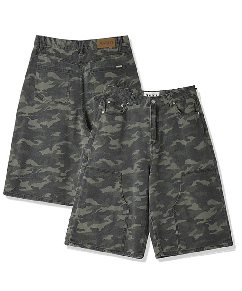 Carpenter Denim Shorts CAMO