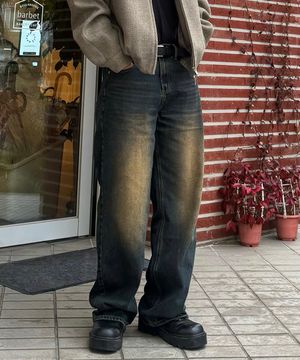 베이직 워싱 와이드 데님 팬츠 7 Color [ULZD_0002]