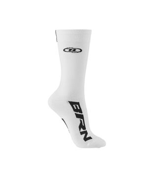 BRN RUNNING COMPRESSION SOCKS [WHITE]