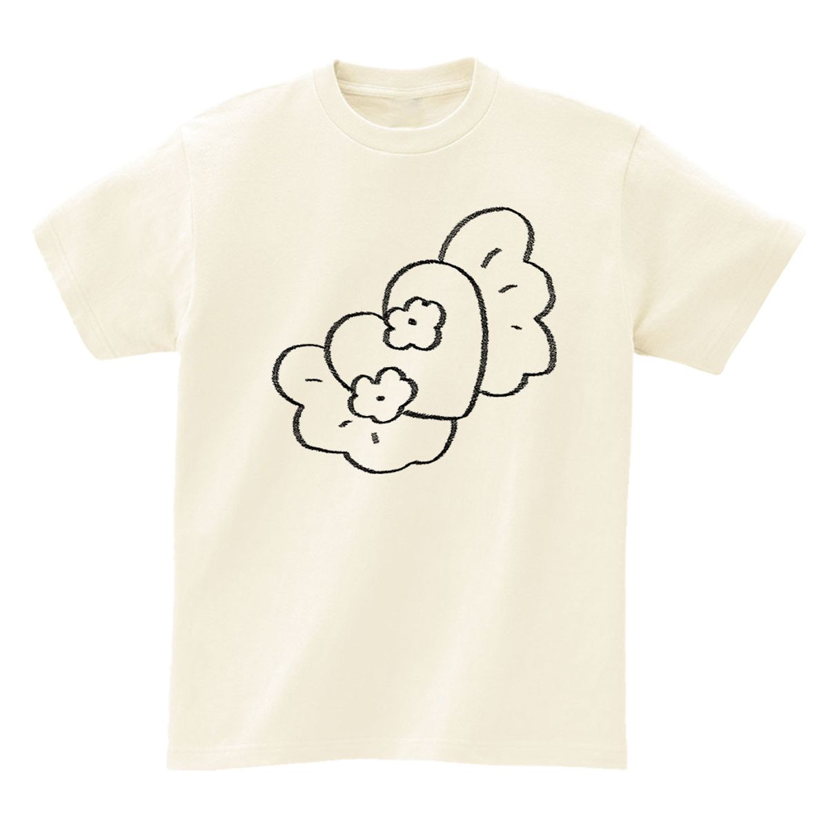 어썸어스(AWESOMEUS) Wings heart T-SHIRTS_4COLOR