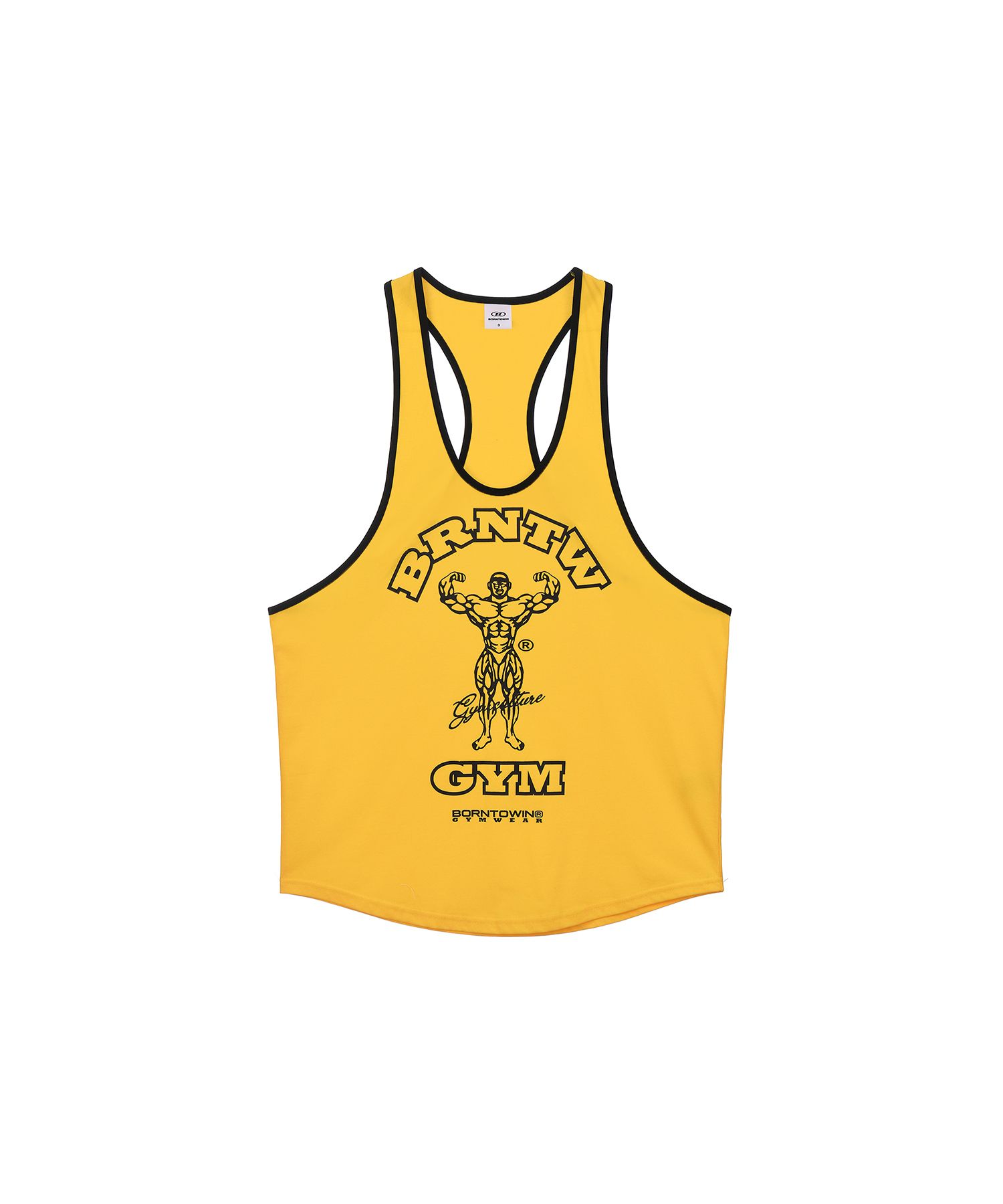 ★2024SS新作★BORN TO WIN★RAISEBORN NEW FIT SLEEVELESS MUSINSA | BORN TO WIN RAISEBORN NEW DEEP FIT SLEEVELESS [YELLOW]