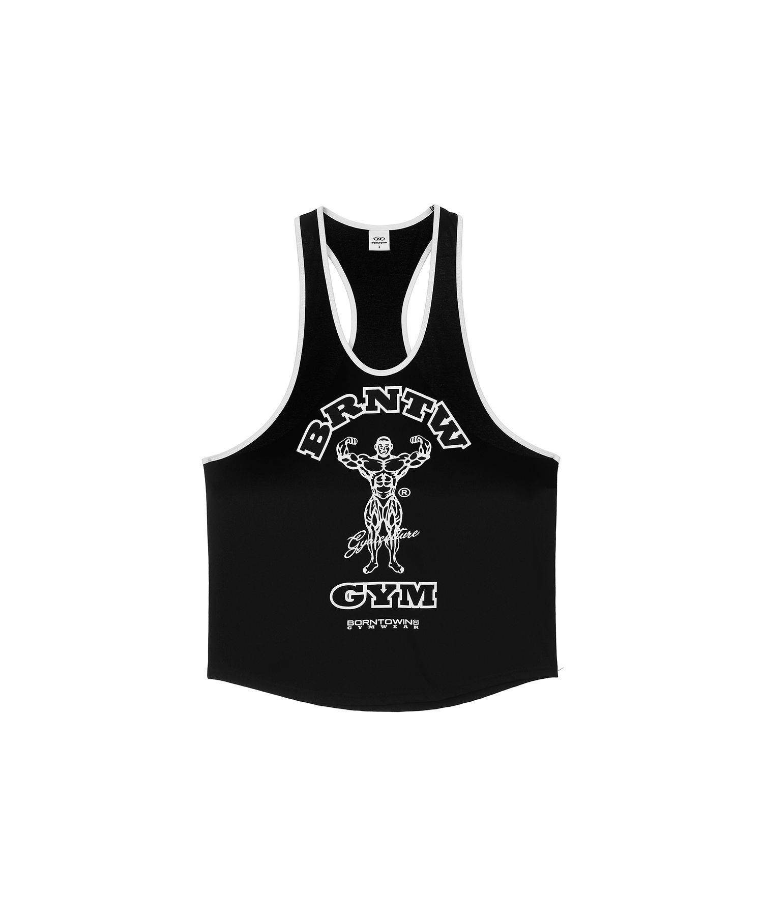 ★2024SS新作★BORN TO WIN★RAISEBORN NEW FIT SLEEVELESS MUSINSA | BORN TO WIN NEW RAISEBORN DEEP FIT SLEEVELESS [BLACK]