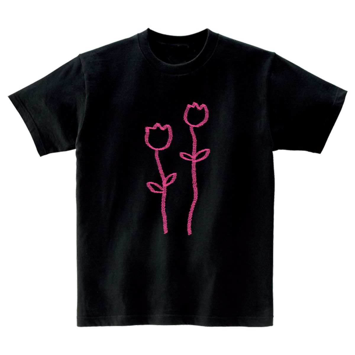 어썸어스(AWESOMEUS) Two blue tulips T-SHIRTS_4COLOR