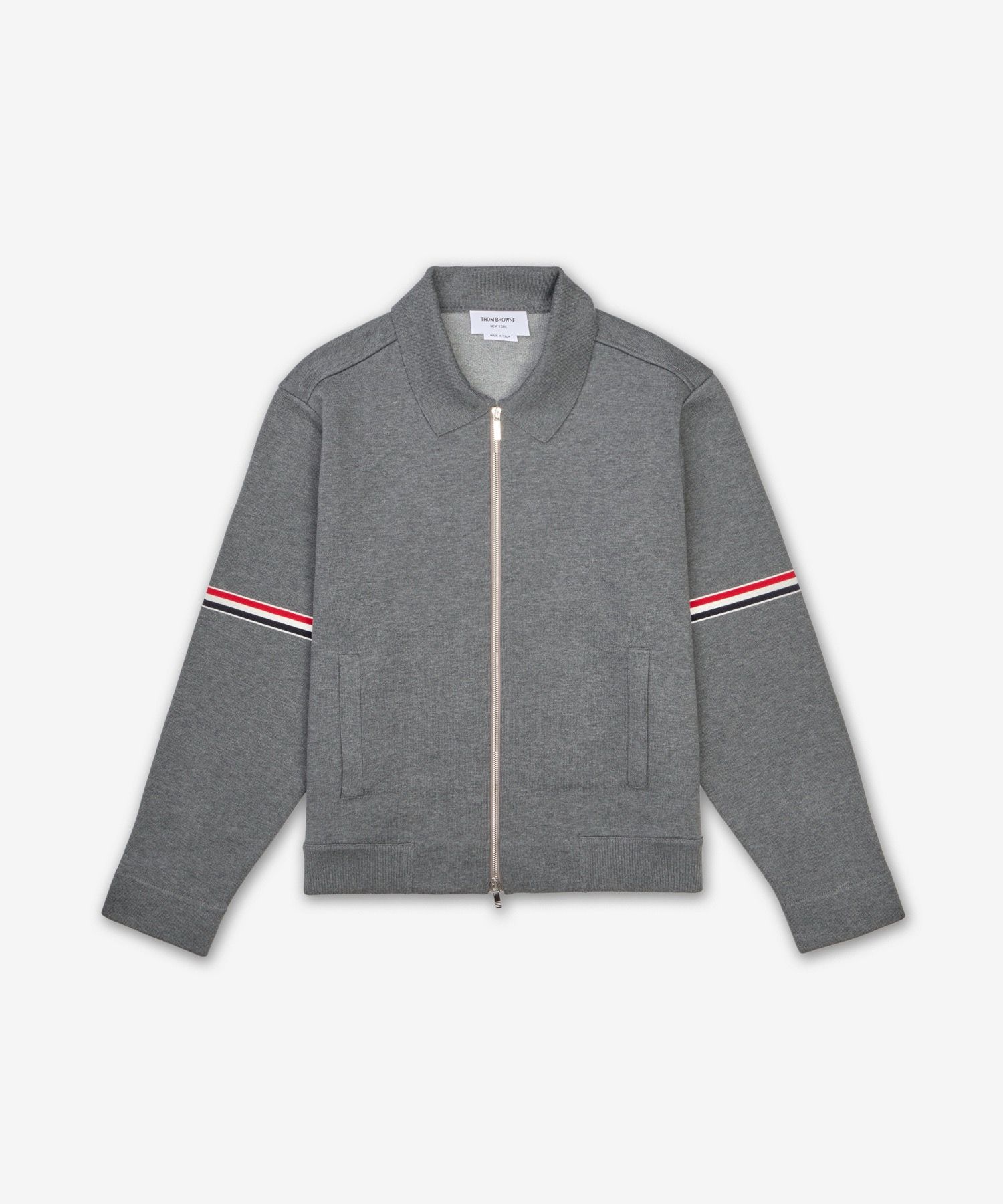 MUSINSA公式 | THOM BROWNE コットンループバッグRWBストライプジップ