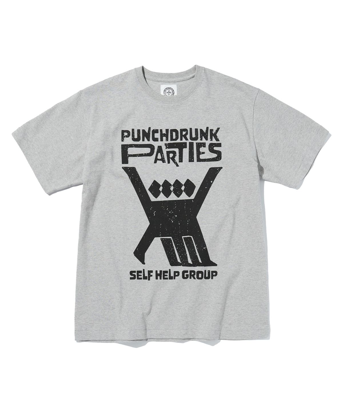 펀치드렁크파티즈(PUNCH DRUNK PARTIES) Marching Peeps Tee (MELANGE GRAY)