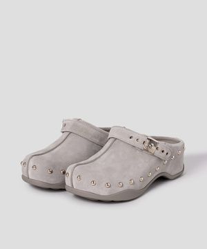 (WOMEN) 스터드 크로그 샌들  옐로이시 브라운 (HH54K2W16B)