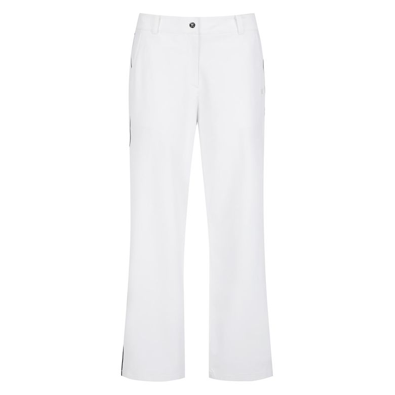 WOMEN SM SIDE LINE SEMI WIDE PANTS_WH