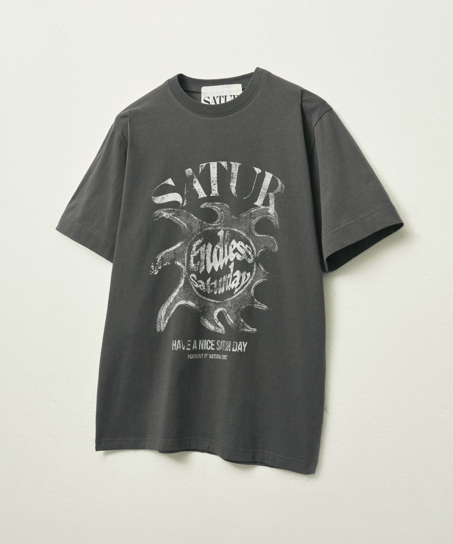 Tシャツ・カットソー SATUR Sun Retro Graphic Short Sleeve T-Shirt Retro Ivory MUSINSA | SATUR Sun Retro Graphic Short Sleeve T-shirt Retro
