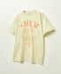 카프리 시트론 드로잉 썸머 그래픽 반팔 티셔츠 옐로우