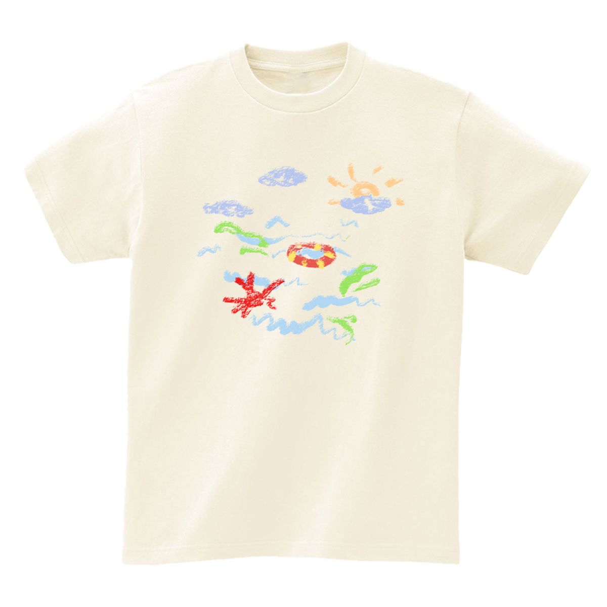 어썸어스(AWESOMEUS) On the beachT-SHIRTS_4COLOR