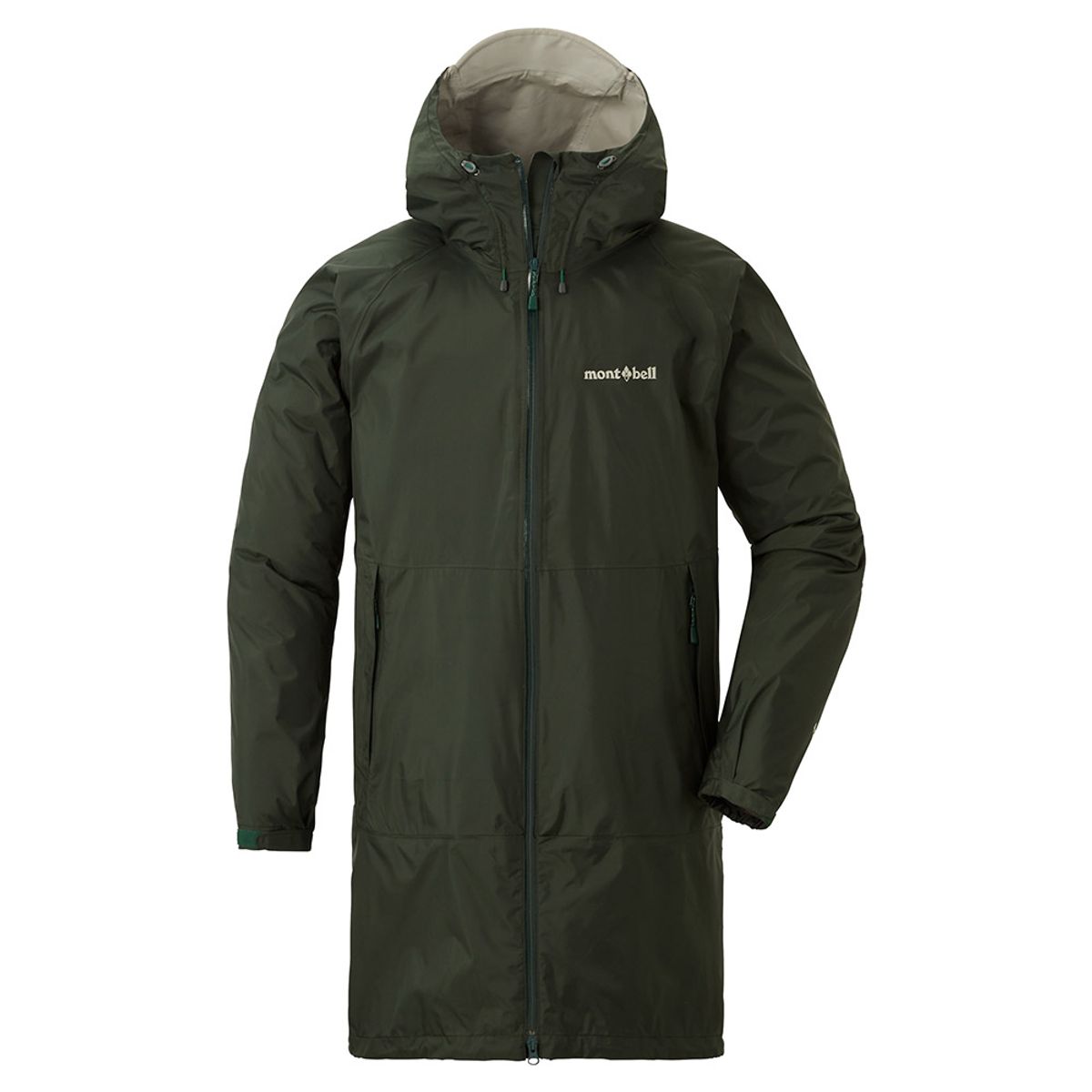 몽벨(MONTBELL) 팩 랩 레인 코트2 DARK GREEN JBWIXUJA311
