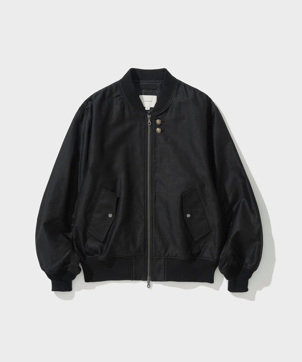 셔터(SHIRTER) FLANDERS MOLESKIN MA-1 JACKET (BLACK)