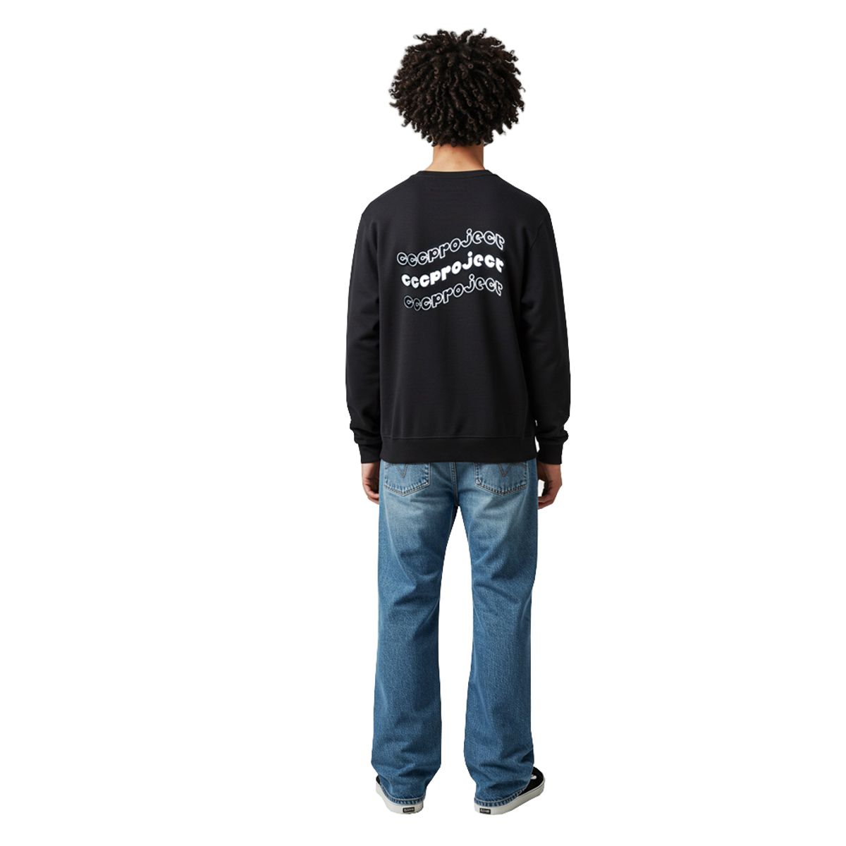 씨씨씨프로젝트(CCCPROJECT) cp logo sweatshirt black